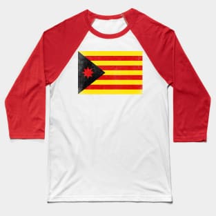 Estelada Anarquista - Vintage Faded Look Design Baseball T-Shirt